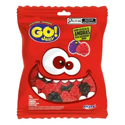 Bala Gelatina Go Jelly Amora 70g