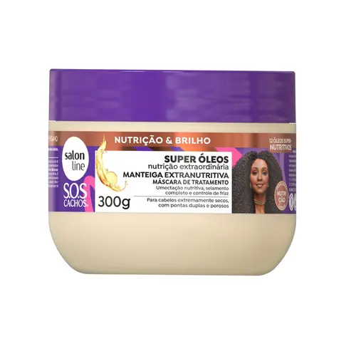 Máscara Capilar Salon Line S.O.S Cachos Óleos 300g