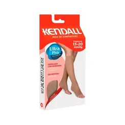 Meia Calça Kendall 3/4 Sem Ponteira Media Compressão Cor Mel Tamanho GG