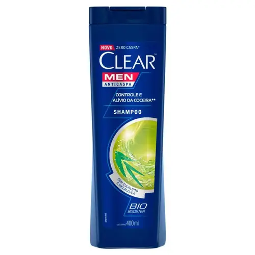 Shampoo Clear Men Anticaspa Alívio da Coceira 400ml