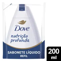 Refil Sabonete Líquido Dove Nutrição Profunda 200ml