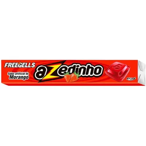 Bala Drops Freegells Play Morango Azedinho 28g