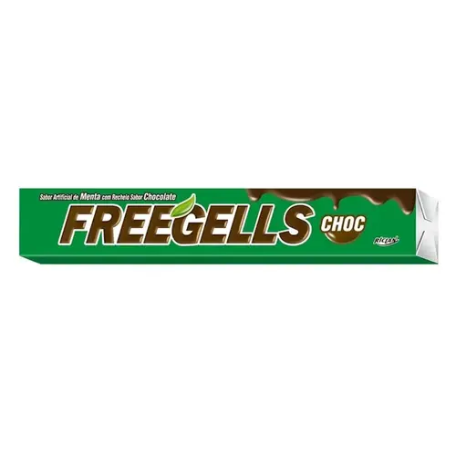 Drops Freegells Recheado Menta com Chocolate 27,9g