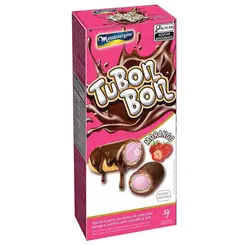 Biscoito Wafer Tubon-bon Bites com Recheio de Morango 30gr