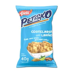 Salgadinho de Trigo Apetit Petisko Costelinha e Limão 40g