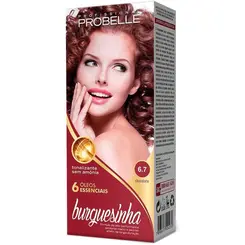 Tintura Probelle Burguesinha 6.7 Louro Escuro Marrom