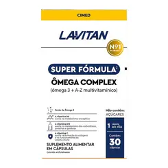 Lavitan Super Fórmula Ômega Complex + A-Z Multivitamínico 30 Cápsulas