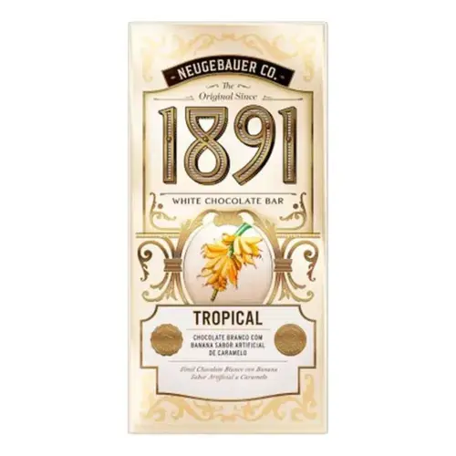CHOCO BARRA NEUGEBAUER 1891 TROPICAL 90G