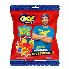 Bala de Gelatina Go Jelly Luccas Neto 70g