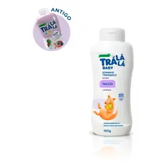 Talco bebê Trá Lá Lá baby suave frasco 160g