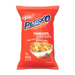 SALGADINHO PETISKO SABOR PIMENTA MEXICANA 40G