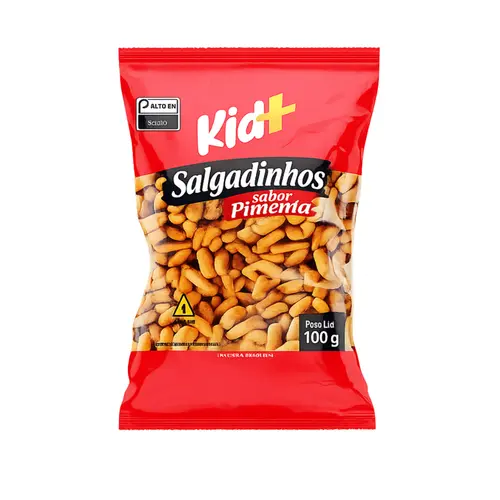 Salgadinho Kid + Sabor Pimenta 100g