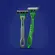 Barbeador Masculino Blushave Móvel 3 Lâminas 2 Unidades