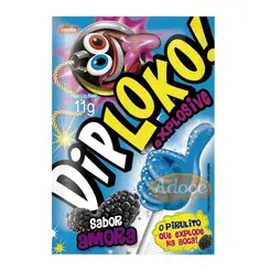 Pirulito Dip Loko Bomm Amora 11g