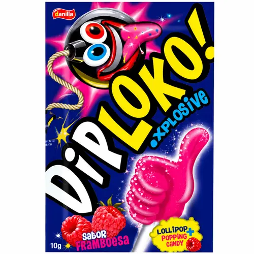 PIRULITO DIP LOKO BOOM FRAMBOESA 11G