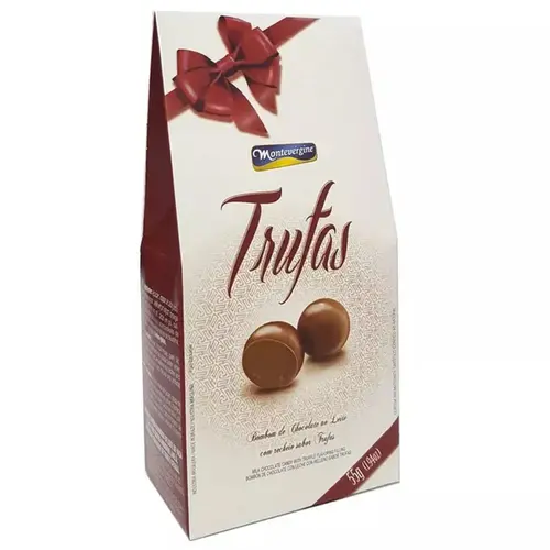 Bombom Montevérgine de Chocolate ao Leite com Recheio de Trufas 55g