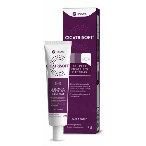 Cicatrisoft Facial e Corporal Cicatrizes e Estrias Gel 30g