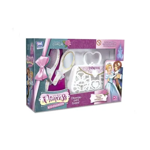 Kit Zuca Toys Princess Fashion com Bolsinha e Acessórios