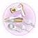 Kit Zuca Toys Princess Fashion com Bolsinha e Acessórios