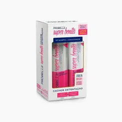 Kit Shampo e Condicionador Super Bonita Cachos Ostentação Probelle 450ml