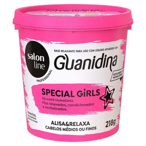Guanidina Special Girls Relaxer Salon Line 218g