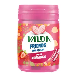 PASTILHA VALDA FRIENDS MORANGO POTE 50G