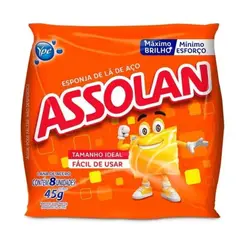 Esponja de Aço Assolan com 8 Unidades