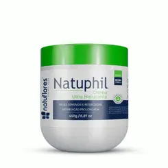 Creme Ultra Hidratante Hipoalergênico Corpo Natuphil Vegano sem Parabenos Natuflores Peles Extre Seca 450g