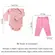 Kit Roupa de Bebê 4 peças 2 Body + 2 Mijão Malha 100% Algodão M Menino