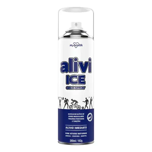 Gelo Spray para Dor Muscular Alivi Ice Aeroflex 280ml