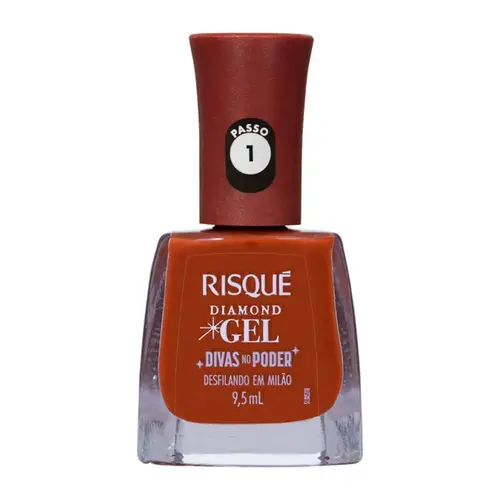 Risqué Diamond Gel Divas No Poder Desfilando Em Milão 9,5ml