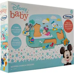 Quebra Cabeça Encaixe Disney Baby Com 7 Peças Xalingo