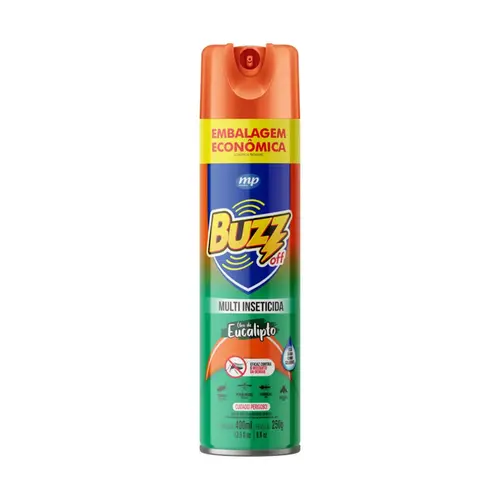 Multi Inseticida Óleo de Eucalipto Buzz Off Aerossol 400ml