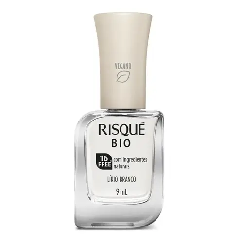 Esmalte Cremoso Risqué Bio Lírio Branco 9ml