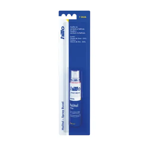 Spray Bucal Hálito Sabor Menta Halital Fresh Hillo 15ml