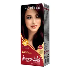 Tinta Tonalizante Burguesinha Probelle Cor 3.66 Acaju Purpura 50ml