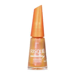 Esmalte Laranja Risqué & Chilli Beans Verdadeira Camaleoa Efeito 8ml