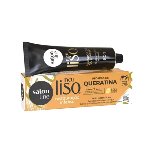 Recarga de Queratina Meu Liso Restauração Intensa 80g