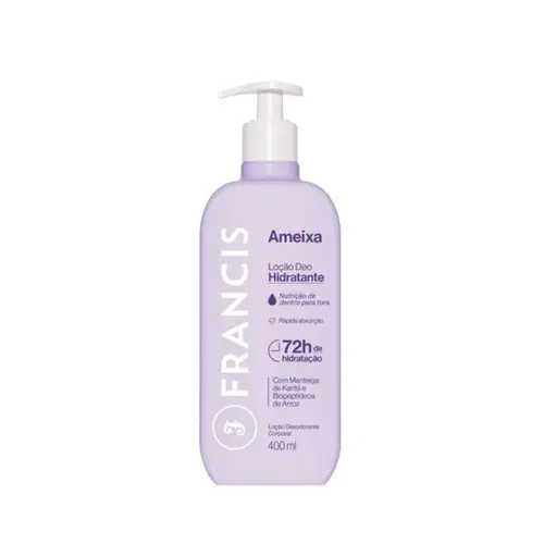 Loção Desodorante Hidratante Francis Ameixa Lilas 400ml