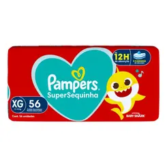 Fralda Infantil Pampers Super Sequinha XG 56 Un
