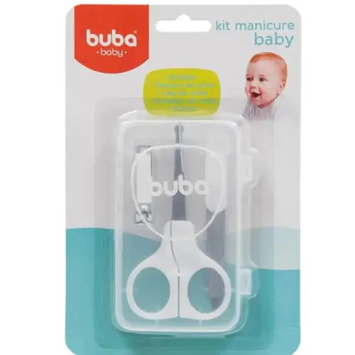 Kit Manicure Higiene Baby com Estojo Buba