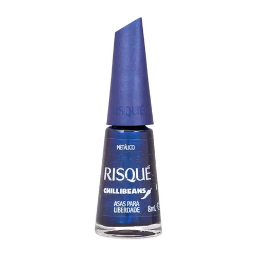 Esmalte Risqué & Chilli Beans Asas para Liberdade Metálico 8ml