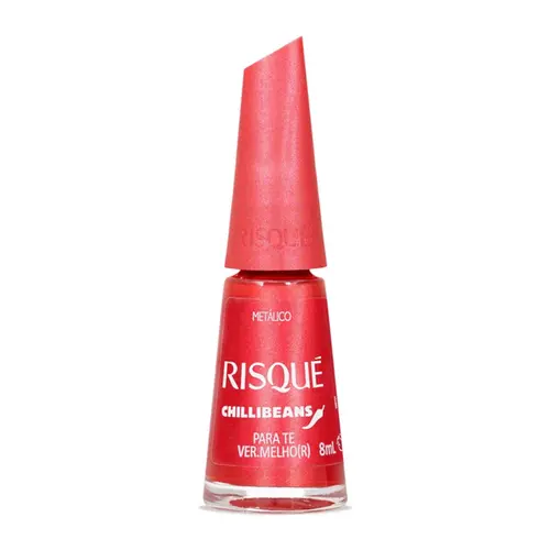 Esmalte Risqué & Chilli Beans Para Te Ver melhor Metálico 8ml
