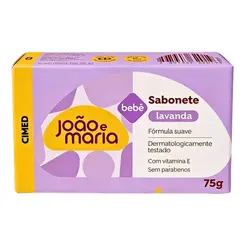 Sabonete Barra Joao e Maria Baby Lavanda 75g