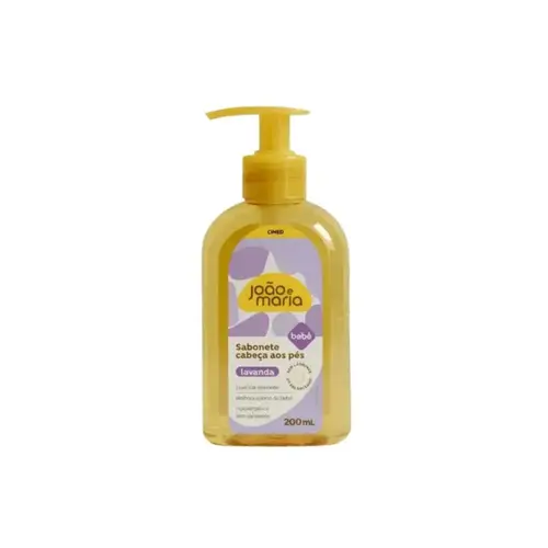 Sabonete Líquido João e Maria Lavanda Bebê 200ml