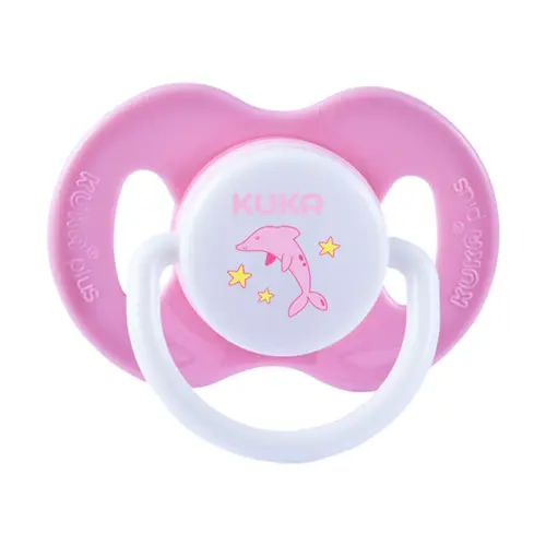 Chupeta Kuka N°2 Rosa Bico Anatômico Silicone BPA Free