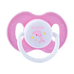 Chupeta Kuka N°2 Rosa Bico Anatômico Silicone BPA Free