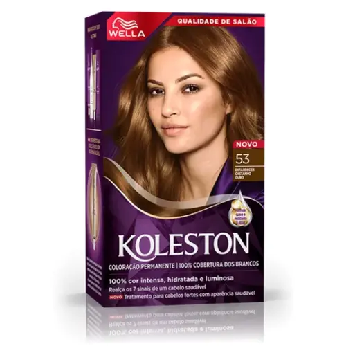 Tinta Koleston Noites Iluminadas Castanho Ouro 53
