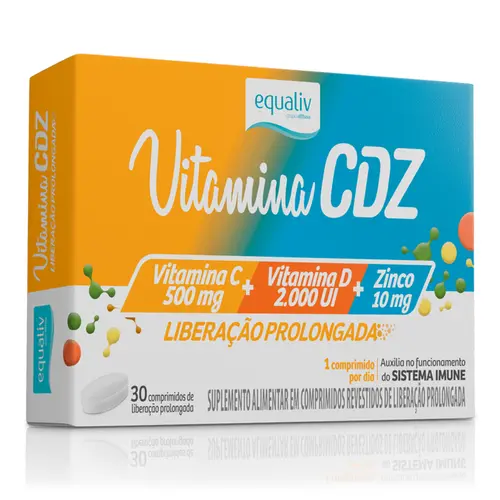 Equaliv Vitamina CDZ 30 comprimidos