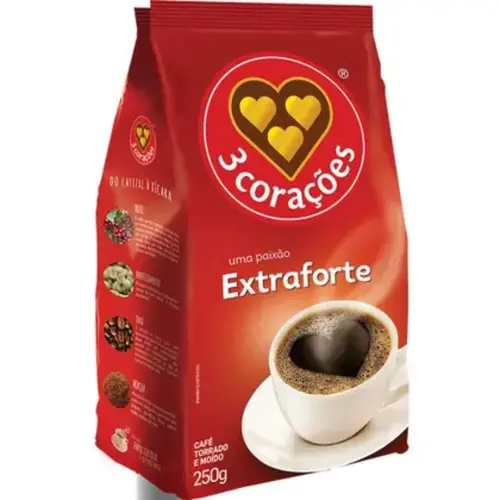 Café 3 Corações Extra Forte 250g